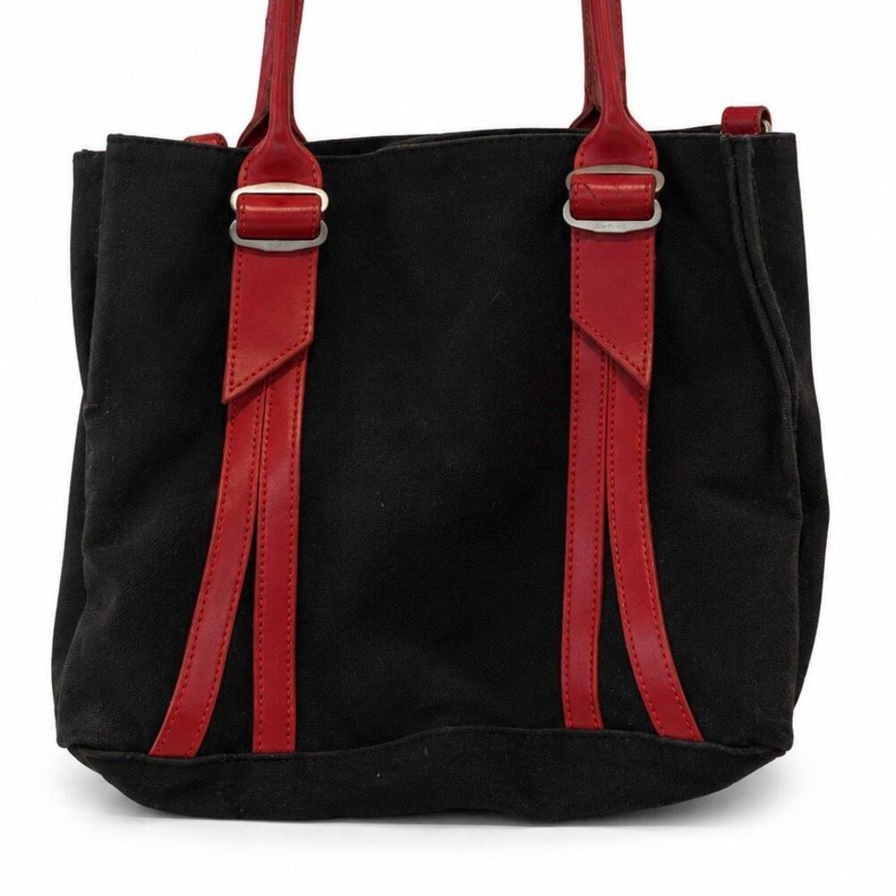 Vintage Lightweight Jack Gomme Paris Black Canvas Errand Tote